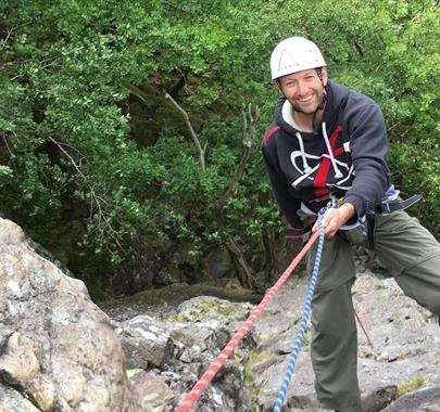 Abseiling with Rock n Ridge in the Lake District, Cumbria