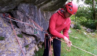 Rock Climbing Skills Instruction with The Lakes Mountaineer in the Lake District, Cumbria