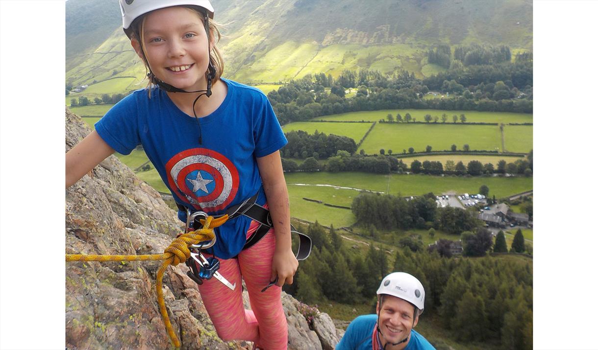Introduction to Rock Climbing with West Lakes Adventure in the Eskdale Valley, Lake District
