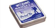 Romney's Kendal Mint Cake Pocket Tin from George Romney, Ltd. in Kendal, Cumbria