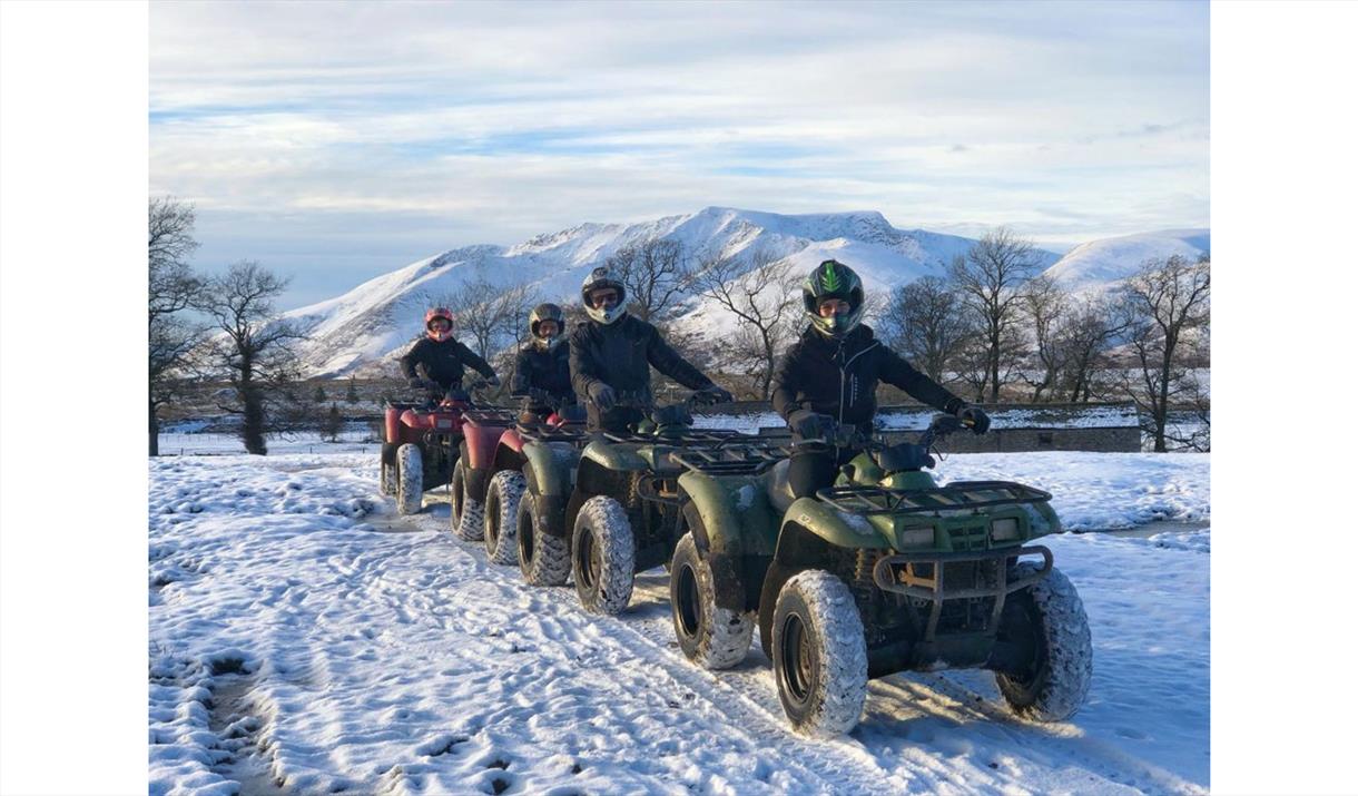 Quad Biking Team Building Activity at Rookin House Activity Centre in Troutbeck, Lake District