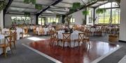 Wedding Breakfast Seating Layout and Dancefloor at Rookin House Activity Centre in Troutbeck, Lake District