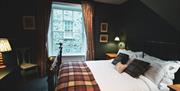 Double bedroom at Plato's in Kirkby Lonsdale, Cumbria