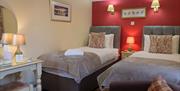 Twin Bedroom at Sunnyside Guest House in Keswick, Lake District