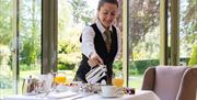 Staff Serving Coffee at Rothay Garden Hotel & Spa in Grasmere, Lake District