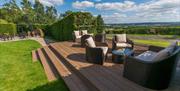 Outdoor Seating at Roundthorn Country House in Penrith, Cumbria