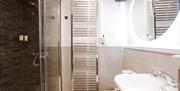 Ensuite with Shower at The Royal Oak Hotel in Rosthwaite, Lake District