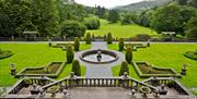 Gardens at Rydal Hall in Rydal, Lake District