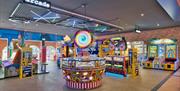 Arcade at Solway Holiday Park in Silloth, Cumbria