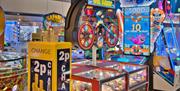 Arcade at Solway Holiday Park in Silloth, Cumbria