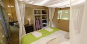 Safari Tent bedroom - Skelwith Fold Caravan Park