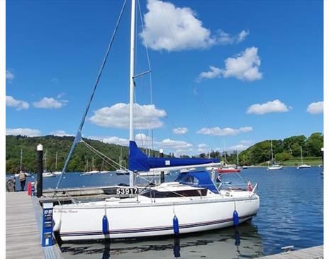 Sail a 23 foot Jeanneau Yacht with Sailing Windermere in the Lake District, Cumbria