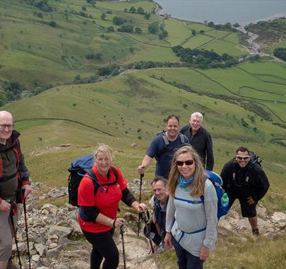 Meet New People Climbing Scafell Pike with Large Outdoors in the Lake District, Cumbria