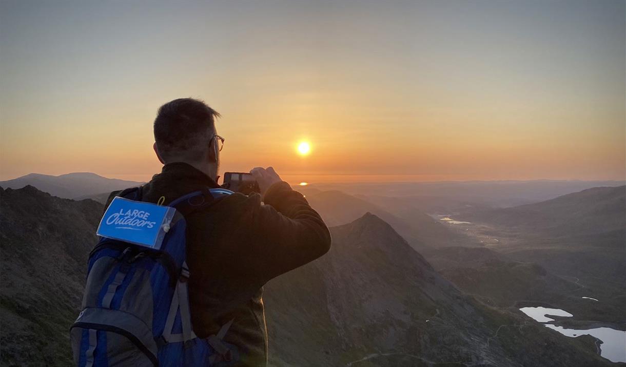 See the Sunrise from the Summit of Scafell Pike with Large Outdoors in the Lake District, Cumbria