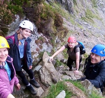 Grade 1 Scrambling Experience with The Lakes Mountaineer in the Lake District, Cumbria