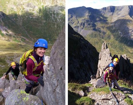 Grade 2 and Grade 3 Scrambling with The Lakes Mountaineer in the Lake District, Cumbria