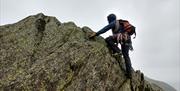 Scrambling with More Than Mountains near Coniston, Lake District