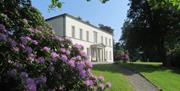 Exterior and Flowers in Bloom at Shaw End Mansion near Kendal, Cumbria