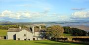 Views over Morecambe Bay from Spring Bank Cottage in Grange-over-Sands, Cumbria