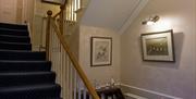 Stairway at Sunnyside Guest House in Keswick, Lake District