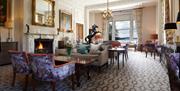 The Drawing Room at Storrs Hall Hotel in Bowness-on-Windermere, Lake District