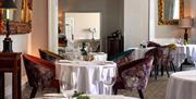 The Lake Edge Restaurant at Storrs Hall Hotel in Bowness-on-Windermere, Lake District