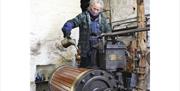 Staff Working at Stott Park Bobbin Mill in Lakeside, Lake District
