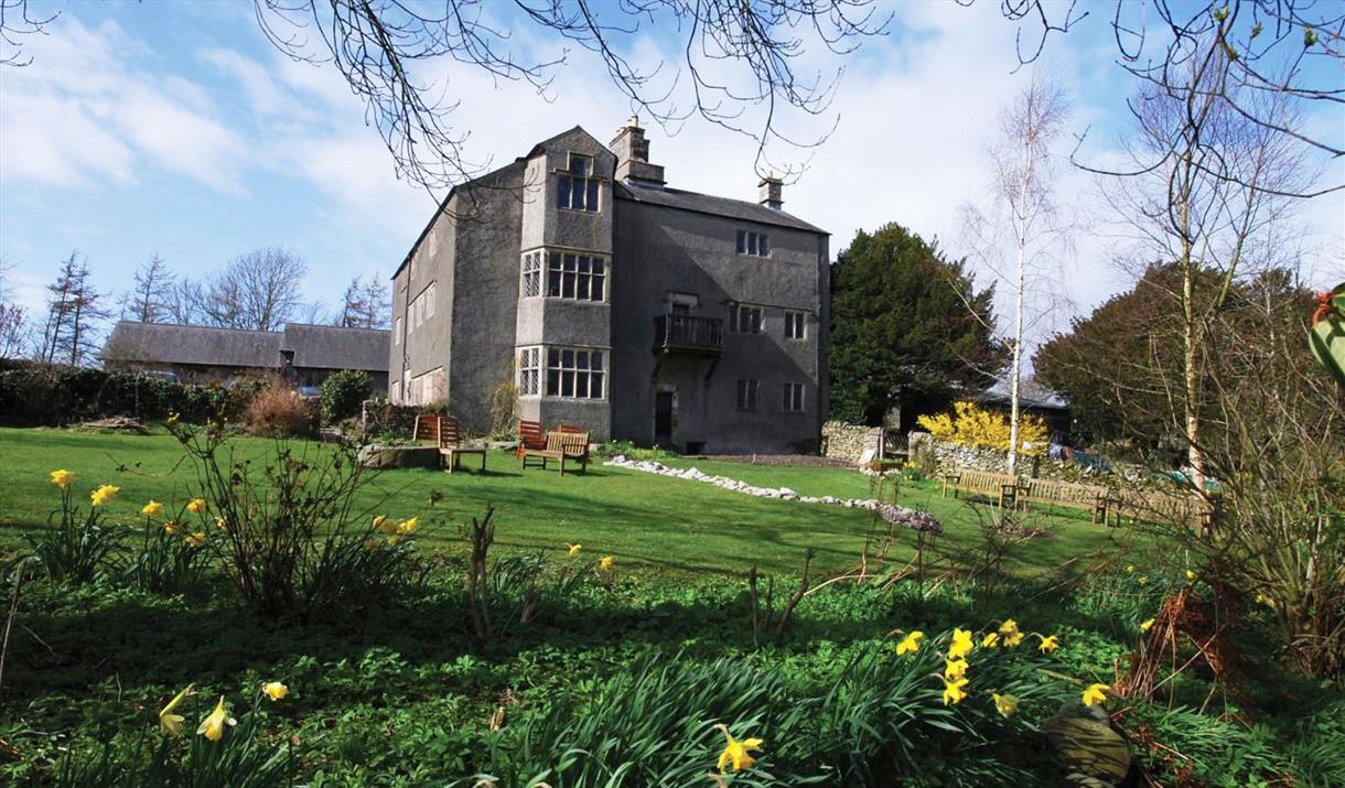 Exterior and Grounds of Swarthmoor Hall in Ulverston, Cumbria