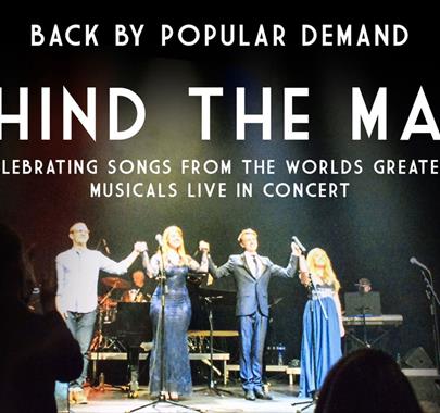 Poster for Behind the Mask at Theatre By The Lake in Keswick, Lake District on 7 October 2023