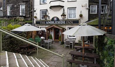 Exterior and Entrance at The Ambleside Inn in Ambleside, Lake District
