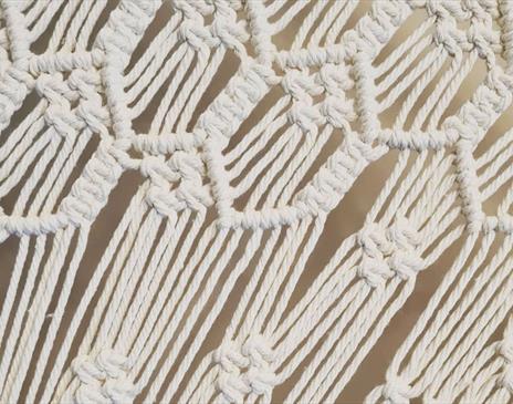 Macrame from Macrame for Beginners at The Beacon Museum in Whitehaven, Cumbria