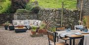 Outdoor Seating at The Carthouse at The Green Cumbria in Ravenstonedale, Cumbria