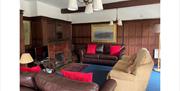 Lounge and Fireplace at The Coppice in Manesty, Lake District