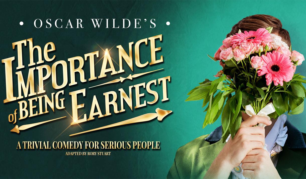 Poster for The Importance of Being Earnest at The Old Laundry Theatre in Bowness-on-Windermere, Lake District