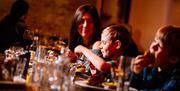 Family Dining at The Plough at Lupton near Kirkby Lonsdale, Cumbria