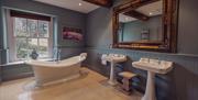 Torsin Suite Bathroom at The Plough at Lupton near Kirkby Lonsdale, Cumbria