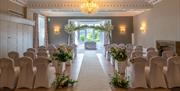 Wedding Decor and Ceremony Space at The Ro Hotel in Bowness-on-Windermere, Lake District