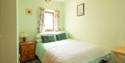 Three quarter bed in the family rooms at High Greenside Bed and Breakfast