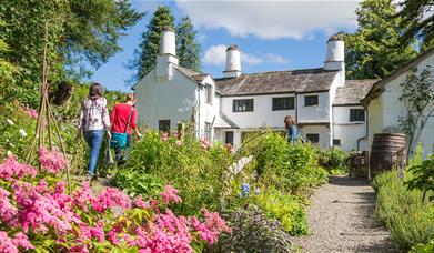 Exterior and gardens at Townend in Troutbeck, Windermere, Lake District