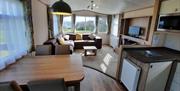 Kitchen and Dining Area in Static Caravans at Ullswater Holiday Park in the Lake District, Cumbria