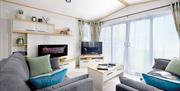 Lounge in Static Caravans at Ullswater Holiday Park in the Lake District, Cumbria