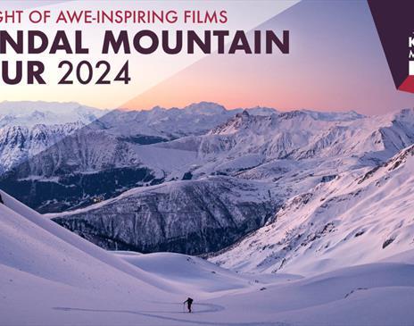 Poster for Kendal Mountain Tour 2024: A Night of Awe-Inspiring Films, Screening at Zeffirellis in Ambleside, Lake District