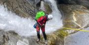 Visitor on an Outdoor Experience with Vertical Skills in the Lake District, Cumbria