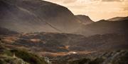 Lake District Sunsets and Scenery from Via Ferrata Xtreme at Honister Slate Mine in Borrowdale, Lake District