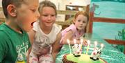 Blow Out the Candles at Birthday Parties at Walby Farm Park in Walby, Cumbria