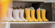 Boots at The Gift Shed at Walby Farm Park in Walby, Cumbria