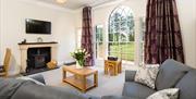 Lounge in a self catered unit at Waterfoot Park in Pooley Bridge, Lake District