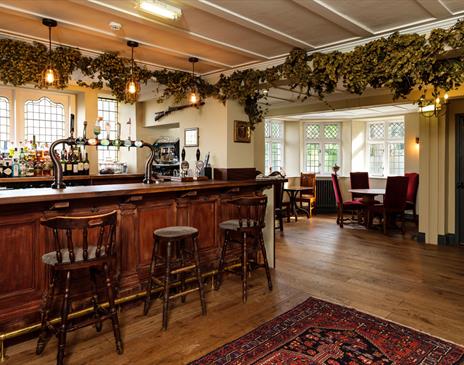 Bar and Dining Area at The Wheatsheaf in Beetham, Cumbria
