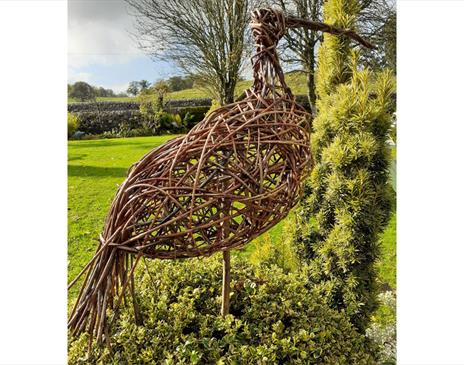 Willow Sculptures with Phil Bradley at Quirky Workshops at Greystoke Craft Barns