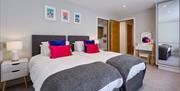 Bedroom in an Apartment at Windermere Marina Village in Bowness-on-Windermere, Lake District